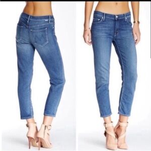 Mother The Dropout Boyfriend Relaxed Slim Jeans: Another time around wash Sz 27